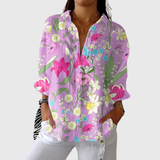 Lightweight and Colorful Printed Blouse