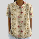 Elegant Floral Comfort Top