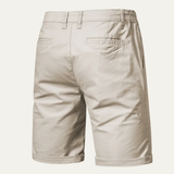The Roseland Men’s Premium Cotton Flat Front Summer Shorts