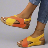 Kendra - Colorblock Comfort Sandals
