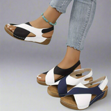 Kendra - Colorblock Comfort Sandals