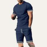 The Modena Men’s Trendy Summer Set – T-Shirt and Shorts