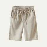 The Glenlake Men’s Lightweight Linen Beach Shorts