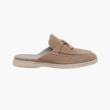 Beige Suede Mediterranean Mule
