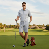 The Stonecrest Men’s Casual Golf Shorts with Zipper Side Pockets