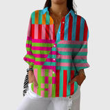 Lightweight and Colorful Printed Blouse