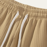 The Parma Men’s Summer Jacquard Set – T-Shirt and Shorts