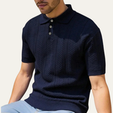 The Monopoli Men’s Breathable Business Knit Polo Shirt