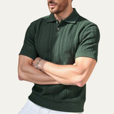 The Monopoli Men’s Breathable Business Knit Polo Shirt