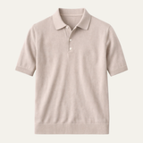 The Otranto Men’s Business Casual Knitted Polo Shirt