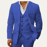 The Oakridge Men’s 3 Piece Linen Suit – Classic Breathable Summer Set