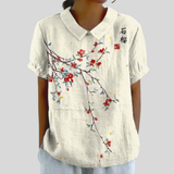 Elegant Floral Comfort Top