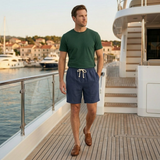 The Mapleford Men’s Casual Slim Fit Drawstring Beach Shorts
