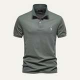 The Elmwood Men’s Cotton Smart Polo Shirt