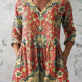 Dalia | Loose Blouse with V-Neck