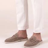 Beige Suede Mediterranean Mule