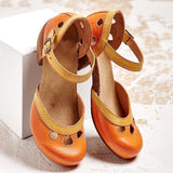 Laisy - Comfort Sandals with Low Heel