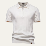The Briarcliff Men’s Quarter Zip Polo Shirt