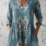 Maeve | Long Blouse with V-Neck