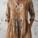 Maeve | Long Blouse with V-Neck