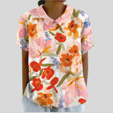 Elegant Floral Comfort Top