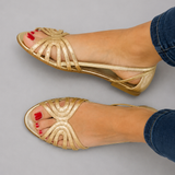 ELEONORA GOLDEN SANDALS SUMMER LIGHT