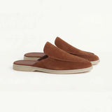 Maroon Suede Yacht Mule