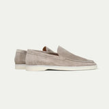 Classic Suede Loafer Light Grey
