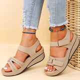 Sandy - Comfortable Cushioned Wedge Sandals