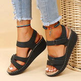 Sandy - Comfortable Cushioned Wedge Sandals