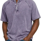 Gabin - Vintage Button T-shirt for Men