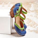 Laisy - Comfort Sandals with Low Heel