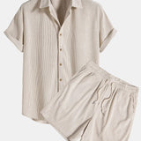 The Corsica Linen Set – Summer Shirt & Pants for Men
