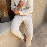 The Lisbon Linen Set – Summer Shirt & Pants for Men