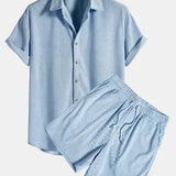 The Corsica Linen Set – Summer Shirt & Pants for Men