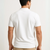 The Corsica White Polo Shirt for Men – Timeless Old Money Style