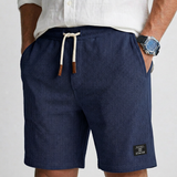 Victor - Casual Textured Knit Shorts