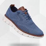 Ultra-Comfort Breathable Shoes: Blue-White