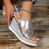 Baylie - Stylish Metallic Sandals