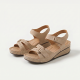 Sandy - Comfortable Cushioned Wedge Sandals