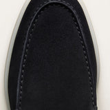 Classic Suede Loafer Navy Blue